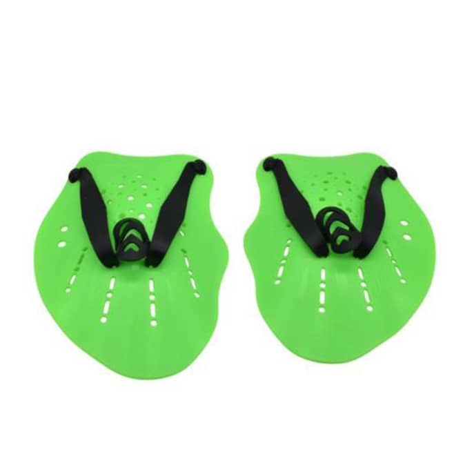 manopla para natacion verde
